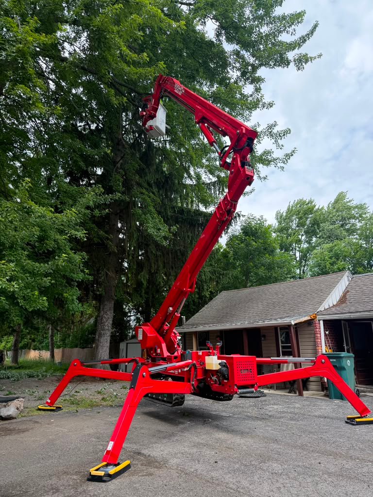 Crew at Work in Lancaster, NY by Meta Tree Service