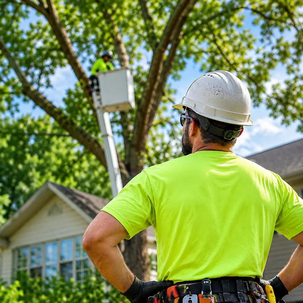 Branch Experts professional crew providing expert tree care services, including safe tree maintenance and property protection.